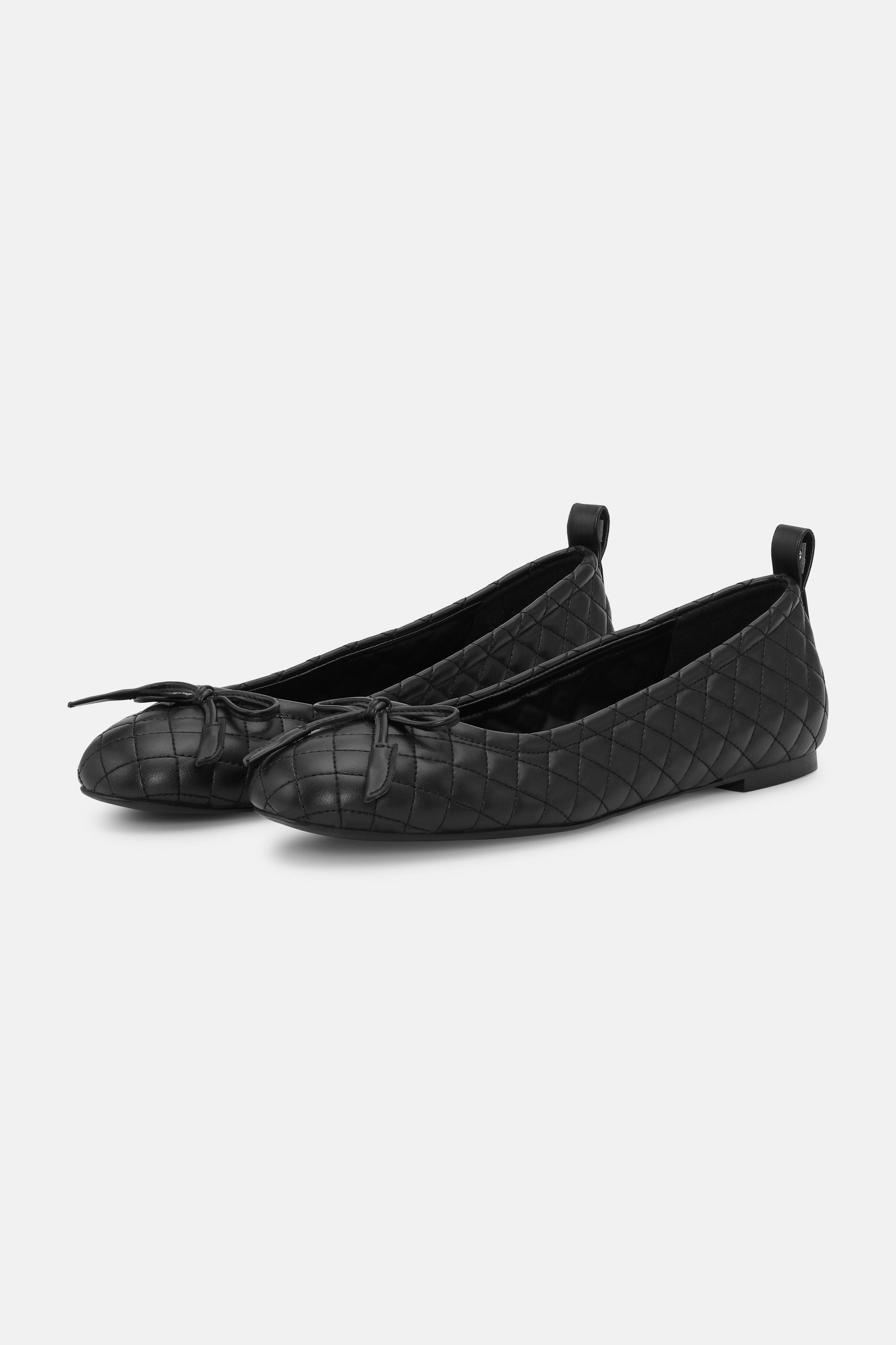 Quilted Ballerina - Black Black